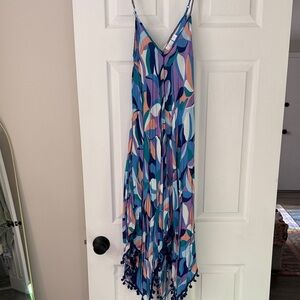 Multicolor Abstract Dress
